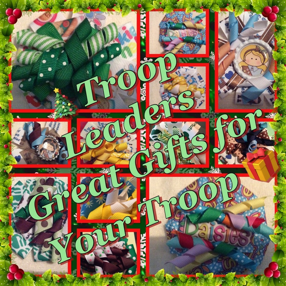 Girl Scout Hair Bows - Great for Troop Leaders